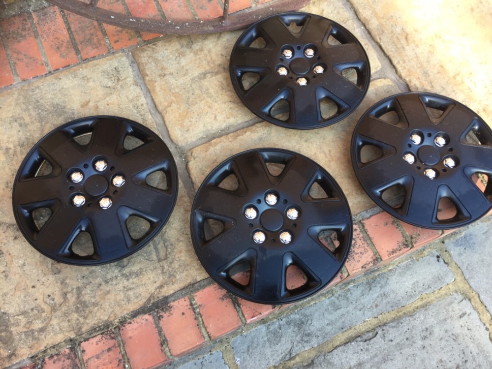 Universal Set of 4 hub caps for 13” wheels. Please read