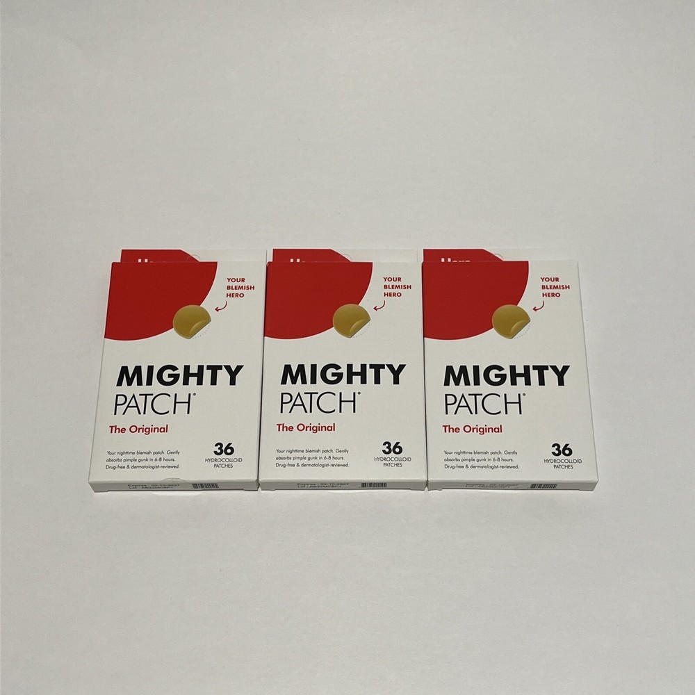 Mighty Patch Original Patch Hero Cosmetic - Hydrocolloid Acne(3 Packs) DEAL