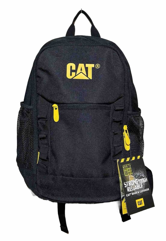 Cat Caterpillar Durable Classic Black Backpack for Everyday Use