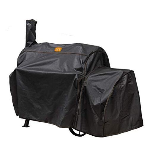 Oklahoma Joe’s Offset Smoker Cover, Black Highland