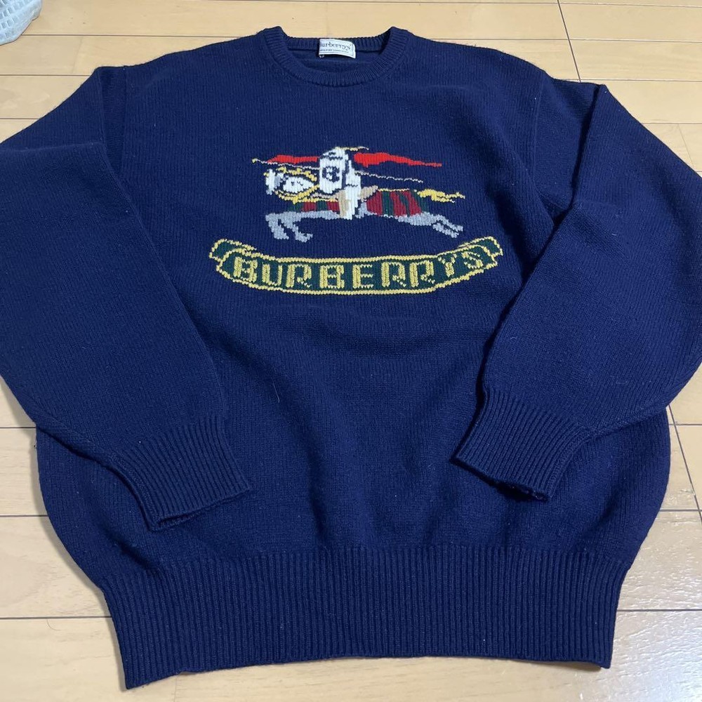 Burberry knit sweater Men's Fashion from Japan