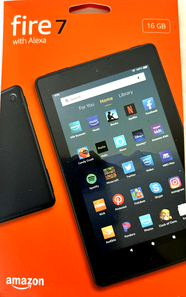 Amazon Fire7 with Alexa  16GB  9th Gen  7
