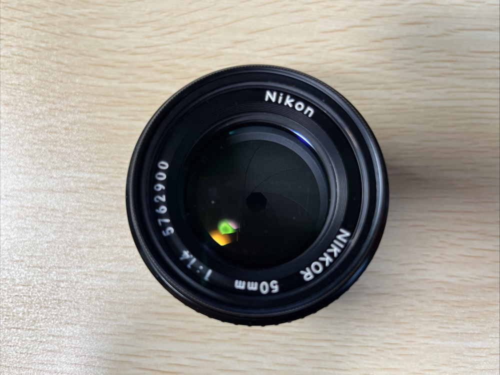 [N.Mint]NIKON AIS Ai-S NIKKOR 50mm F/1.4 MF Standard Prime Camera Lens Japan