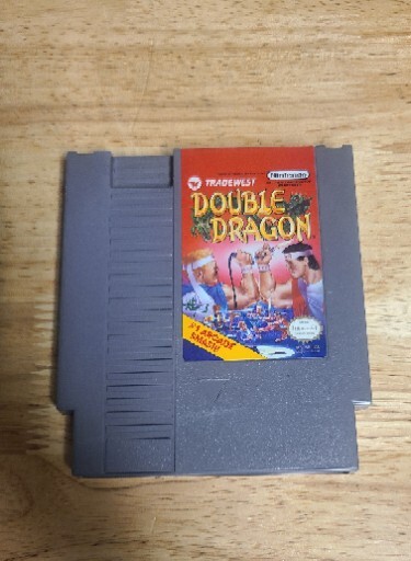 Double Dragon NES 1988 Tested Working Cartridge-image