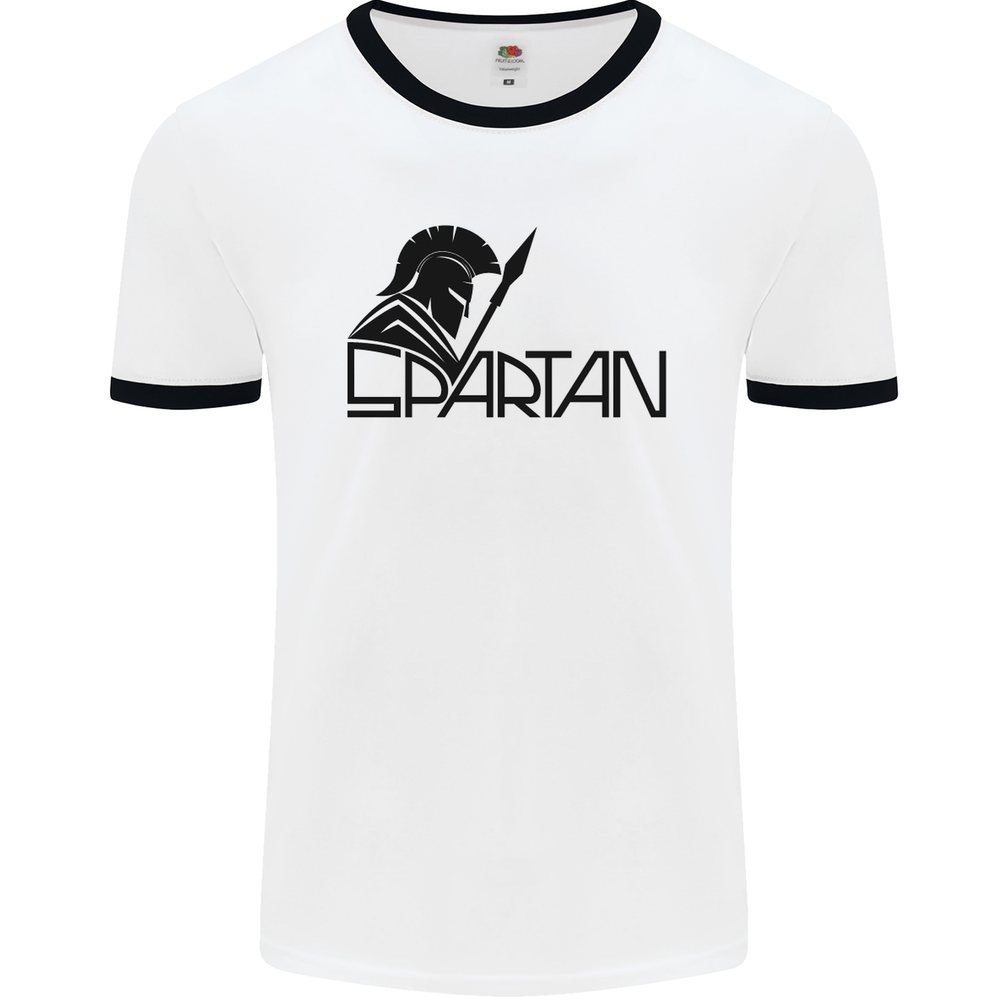 Spartan Gym Training Top Bodybuilding Mens Ringer T-Shirt