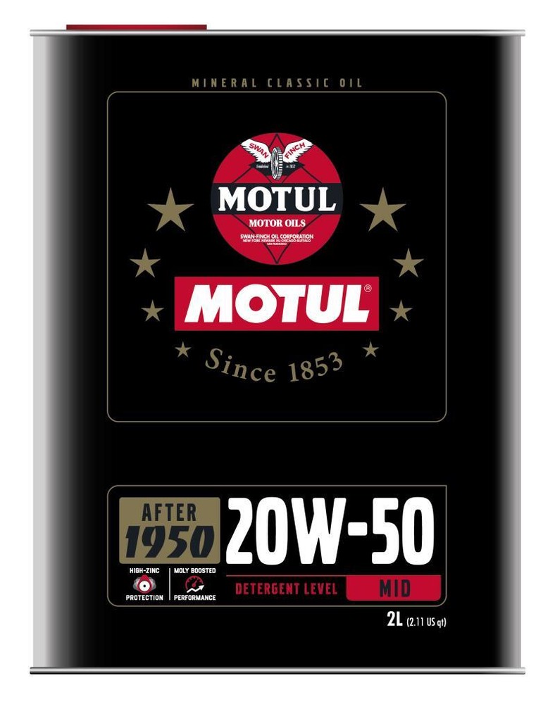 Motul 20W50 Classic Performance Oil - 10x2L