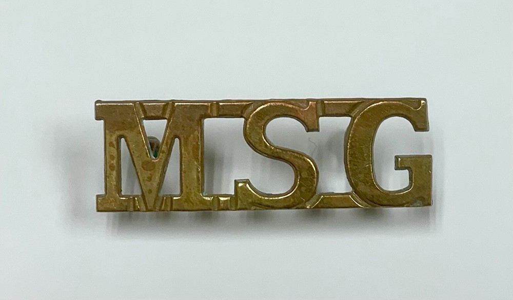 Malay States Guides Shoulder Badge Singapore Malaya Colonial Artillery Mutiny