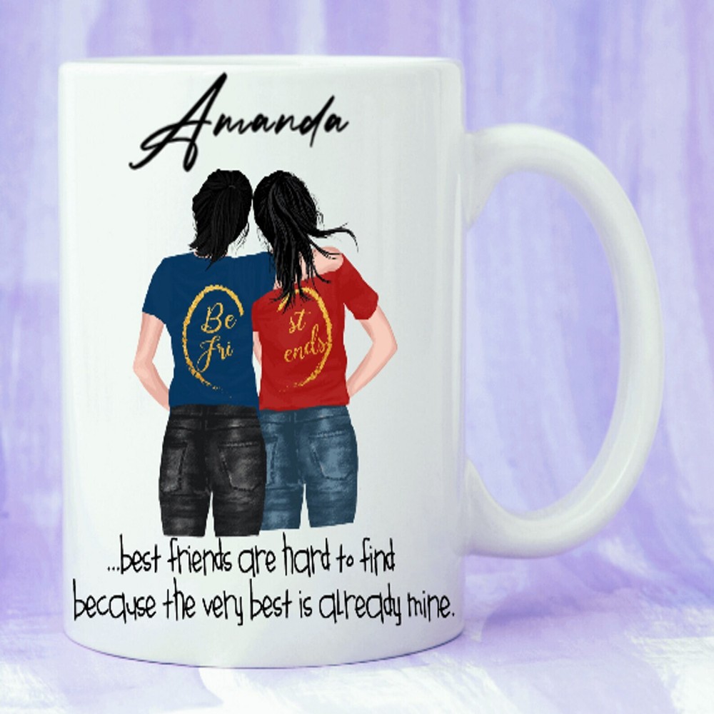 Best Friend Mug Personalised Bestie Coffee Tea Cup Best Friend Gift Bff Friend