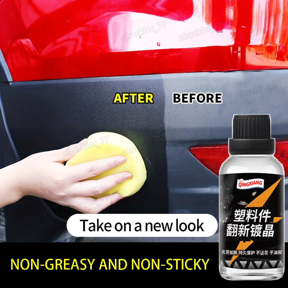 30ml Car Plastic Parts Refurbish Agent Trim Cleaner Restoration Auto Accessories