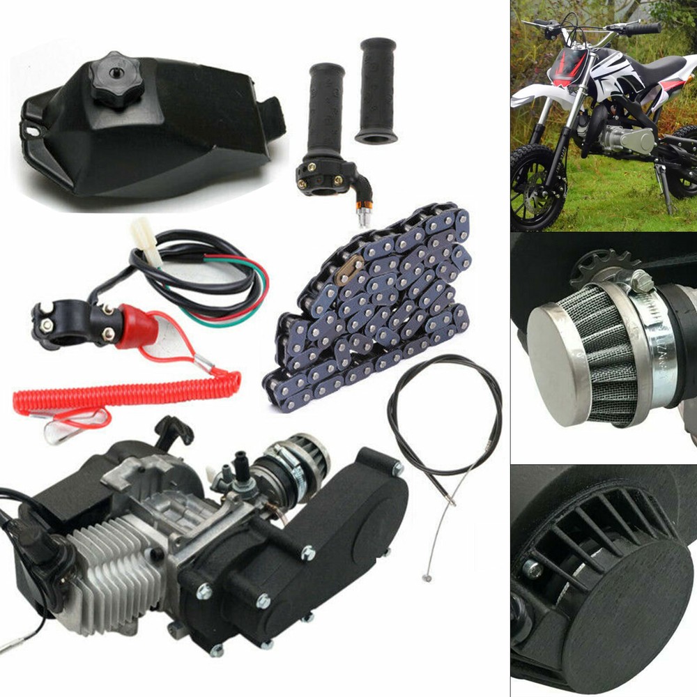 49CC 2 Stroke Engine Motor Kit Pull Start for Pocket Mini Quad Bike Scooter ATV