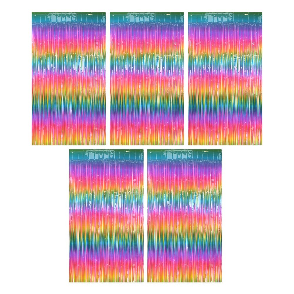 5 Pcs Engagement Colorful Backdrop Bridal Shower Event Decoration