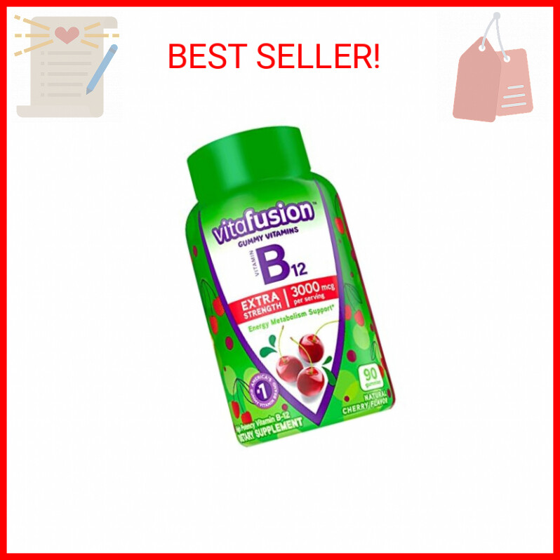 Vitafusion Extra Strength B12 Energy Metabolism Support Gummies  