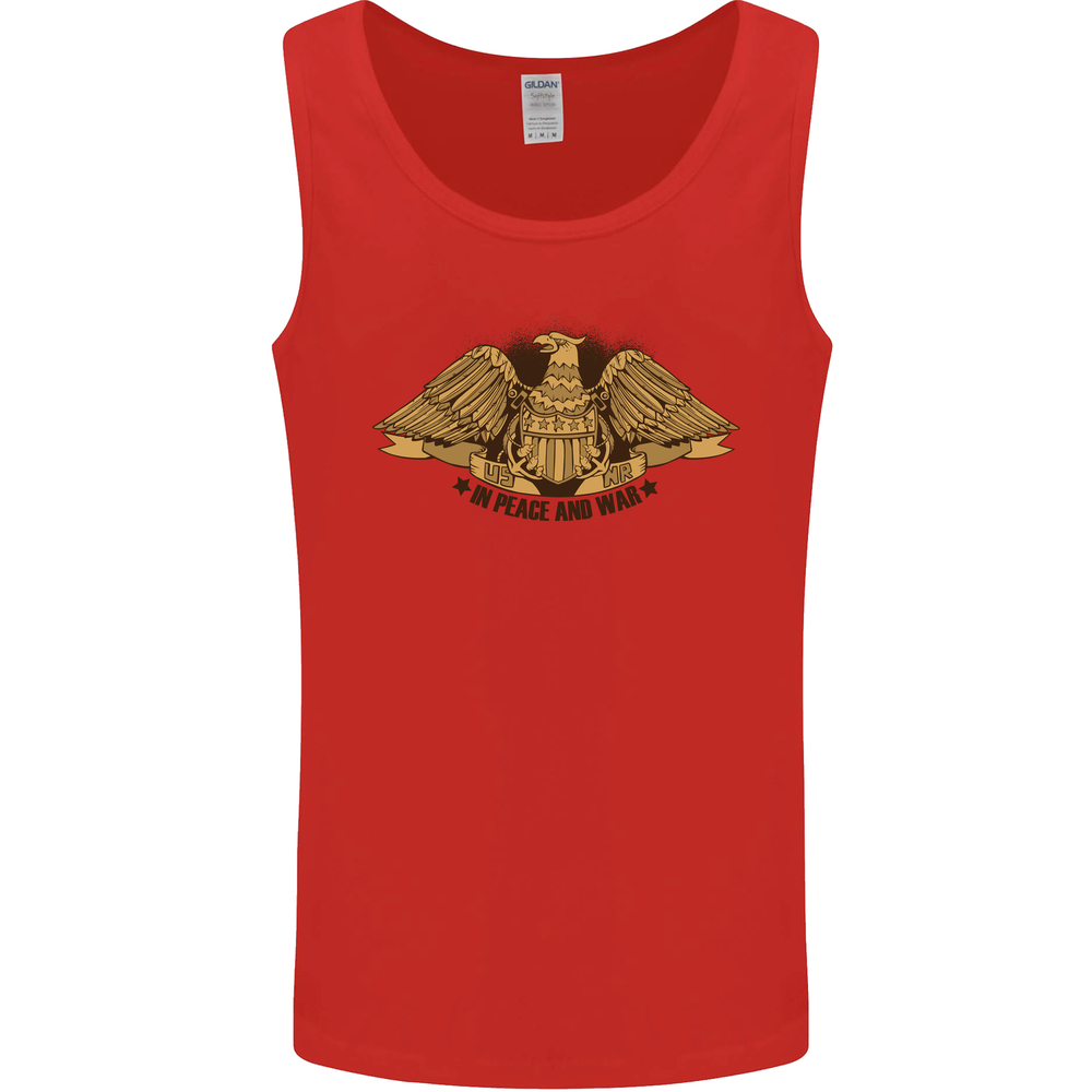 US Natural Resources in Peace & War USA Mens Vest Tank Top