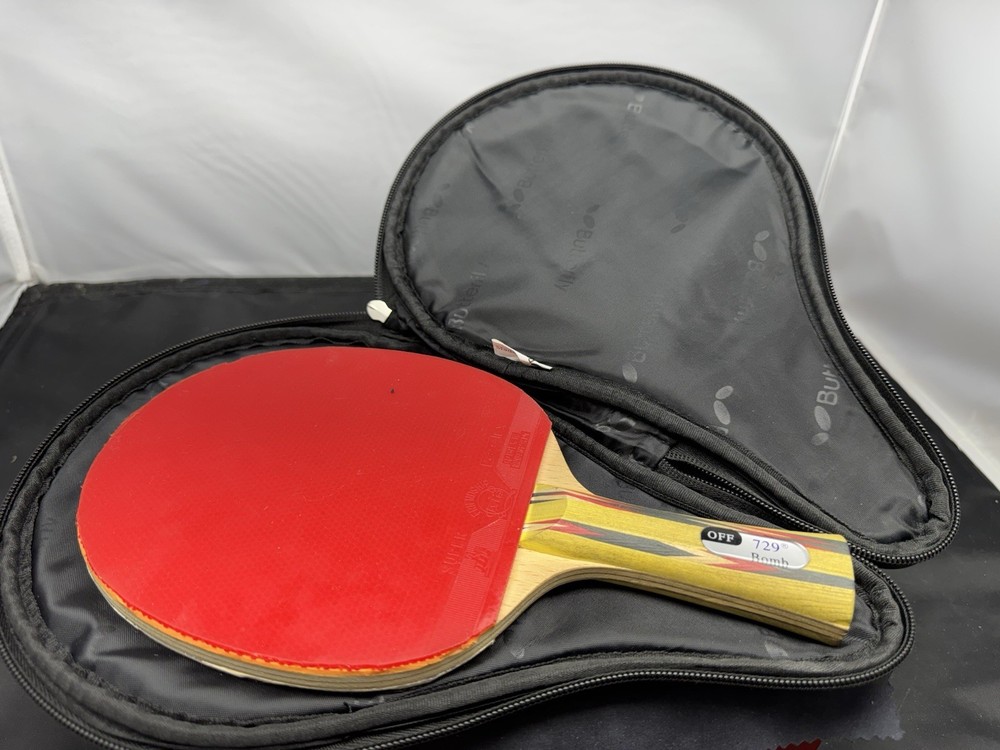 Nitrix 729 Bomb Ping Pong Table Tennis Paddle – Killerspin W/Butterfly Soft Case