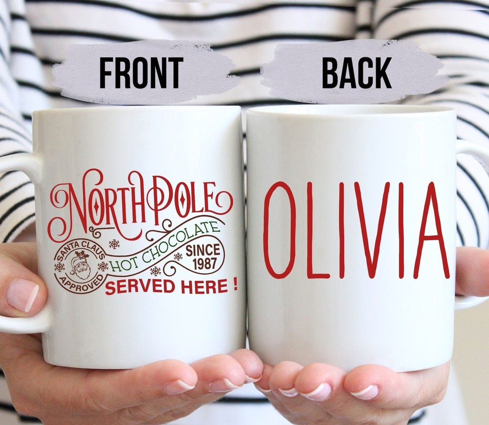 Christmas Personalized Hot Chocolate Mug Christmas Mug Personalized Gift Persona