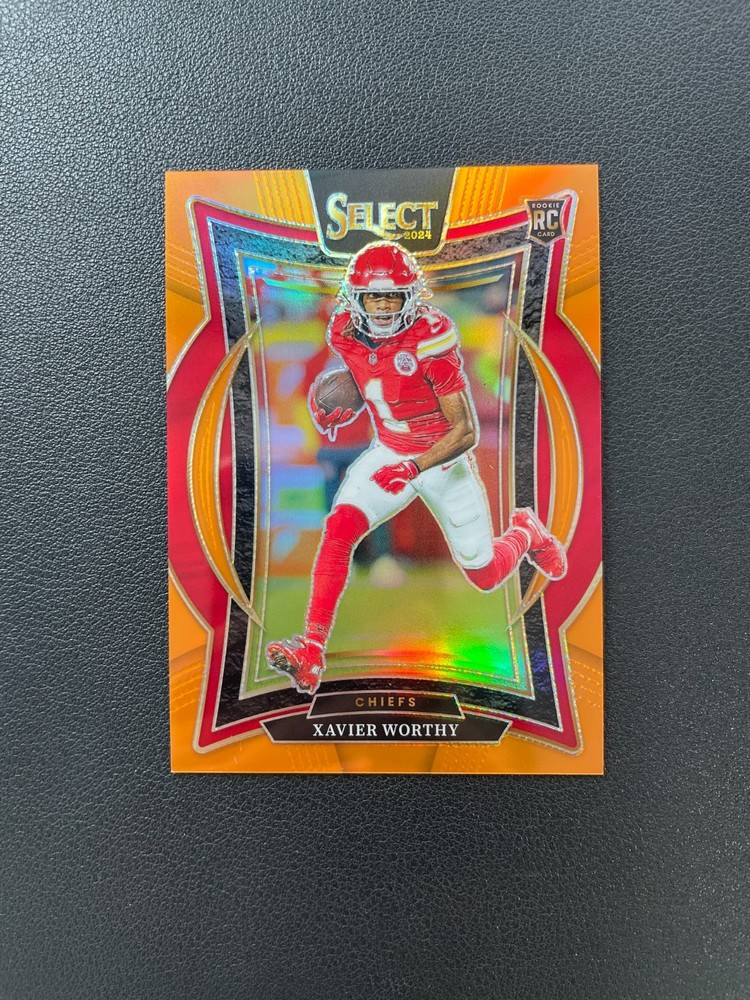 2024 Panini Select Football Xavier Worthy Rc Rookie Concourse Orange 07/49 BJYY