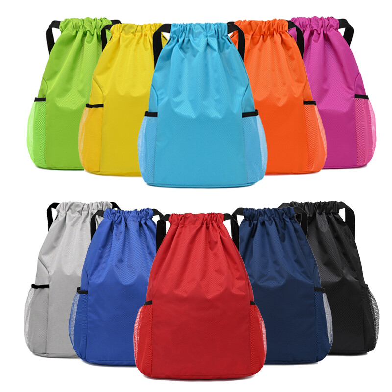 Waterproof Drawstring Gym Bag Men Hiking Travel Bags Sackpack Shoulder Backpack