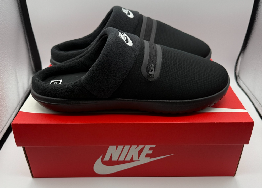 Nike Burrow NA Mens Size 12 Black Comfort Slides FZ7942 001