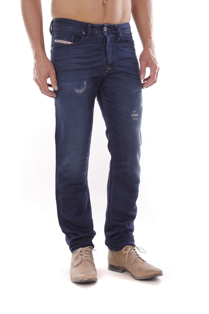 Diesel Buster 0665T Men Jeans Pants Slim Tapered