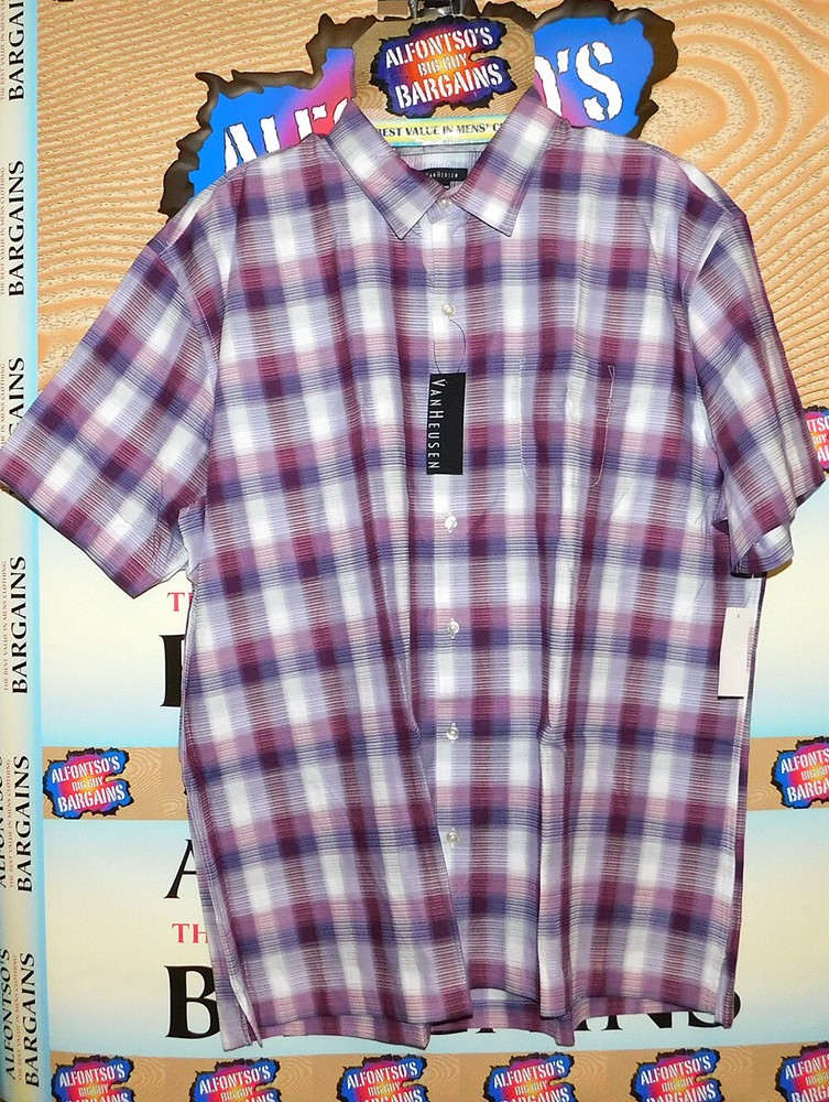 Van Heusen Short Sleeve Summer Shirts Reg $9.99 - B&T $12.99 CLEARANCE SALE!-image