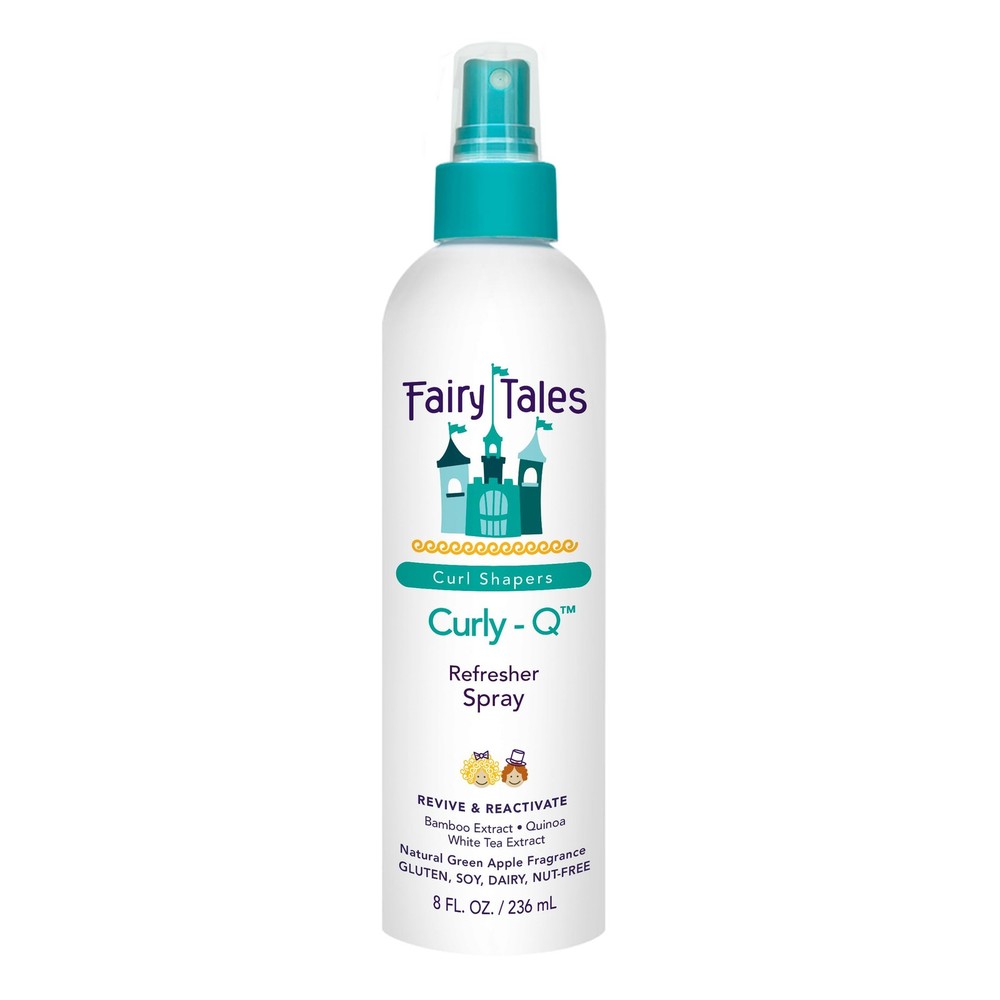 Curly-Q Curl Refresher for Kids - Lightweight Spray to Define Curls, Add Boun...