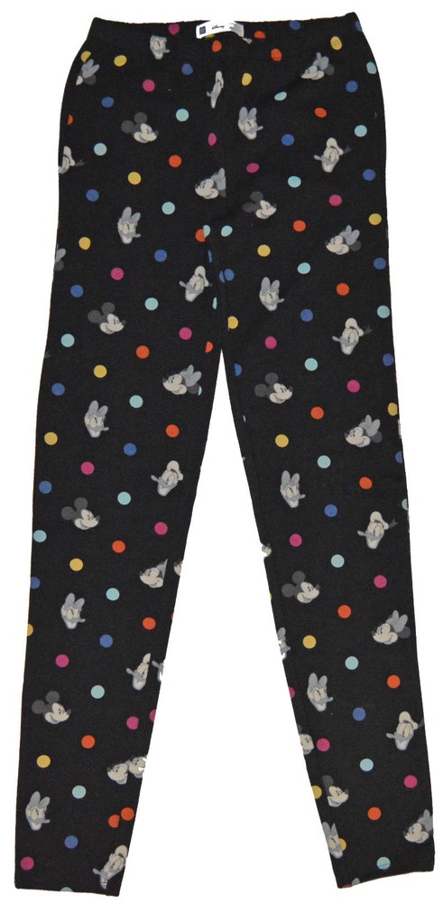 Gap Kids Disney Black Mickey Minnie Donald Leggings L 10 / XL 12 $30 NWT
