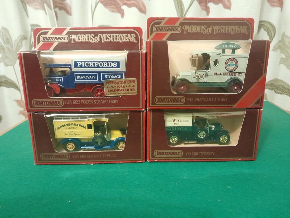 MATCHBOX MODELS OF YESTERYEAR X 4   ALL VGC BOXED