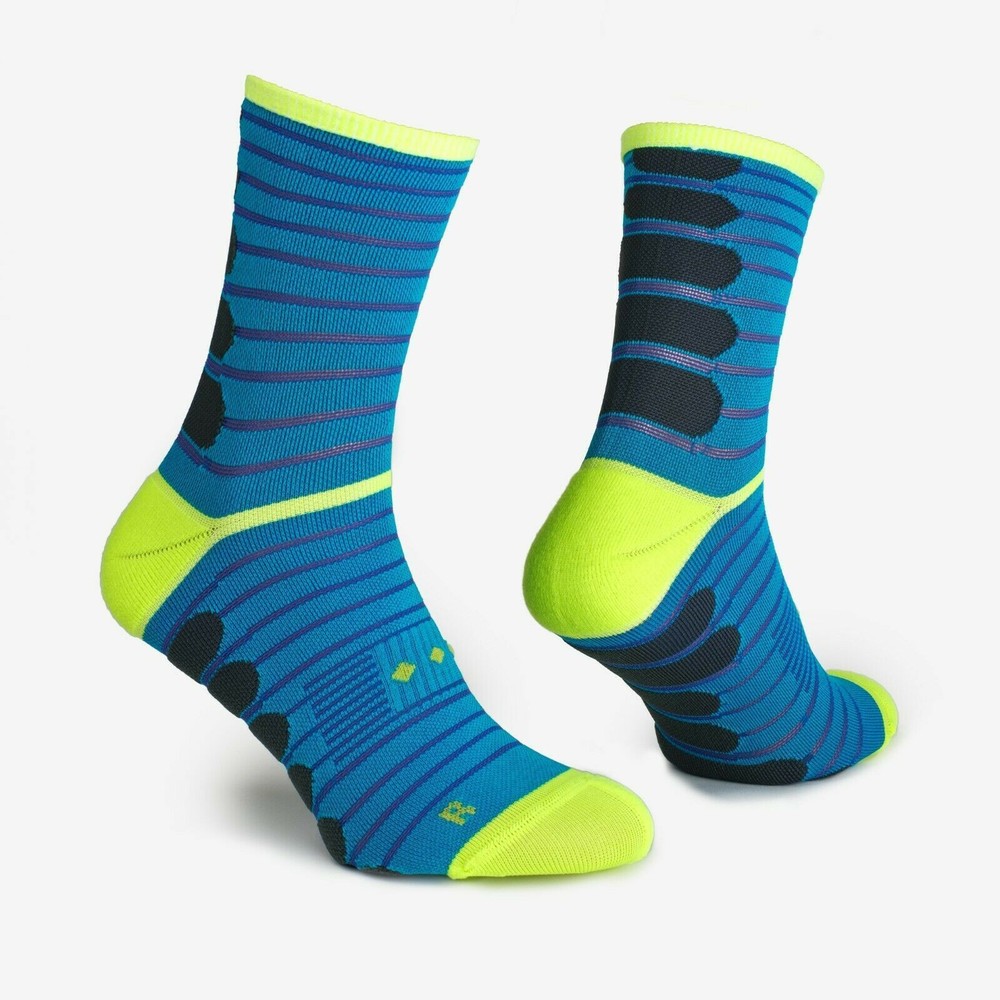 Dodo Unisex Running Crew Socks Run Light Blue US Shoe Size 5-7