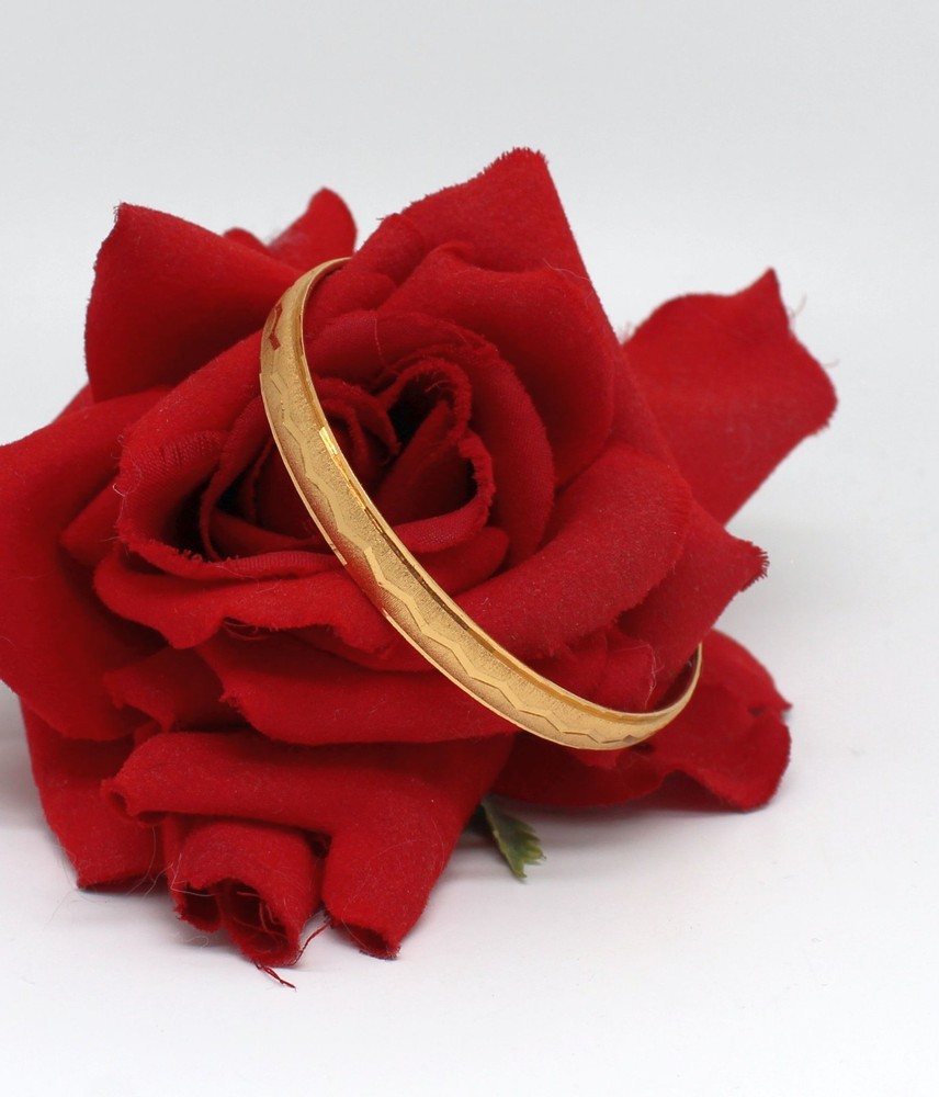 Vintage Monet Gold Tone Bangle Bracelet Supports Cat Rescue