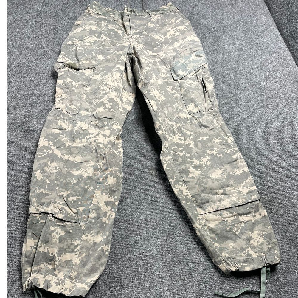 US Military Men's Cargo Pant Trouser Button Closure Camouflage Size X-Small
