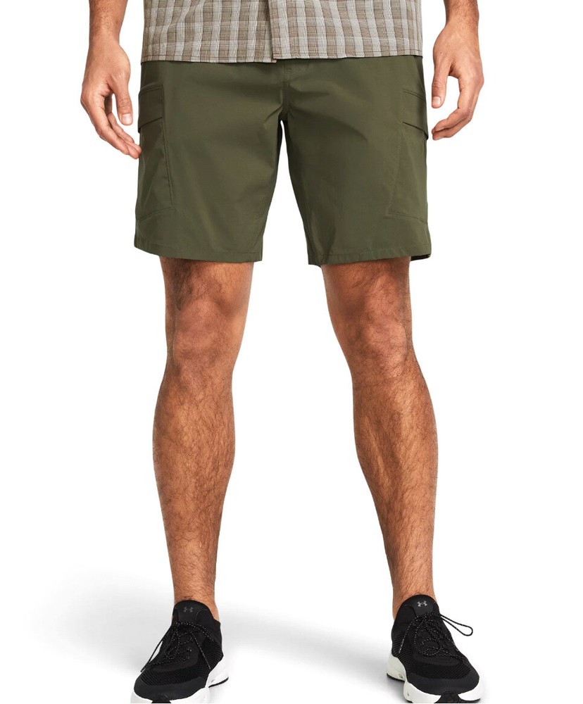 Under Armour 1383560 UA FISH HUNTER Pro 2.0 Cargo Storm OD Green Casual Shorts