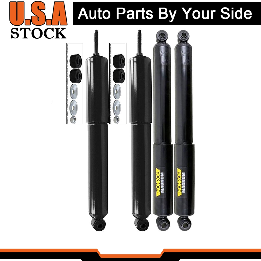 Monroe OEM Front & Rear Shocks With Sway Bar For 2011-2018 Ram 4500/5500 HD