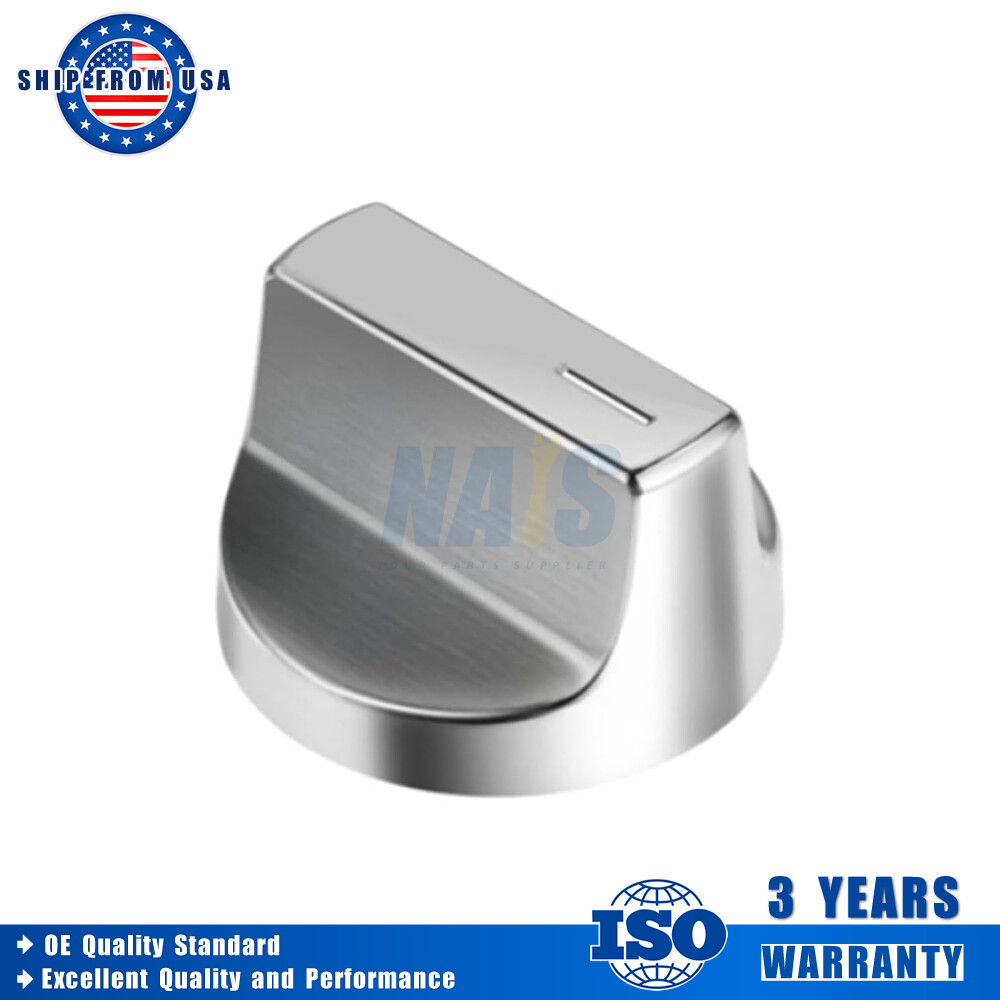 Whirlpool Gas Stove Knob Replacement W11366438 for Stainless Steel Cooktop