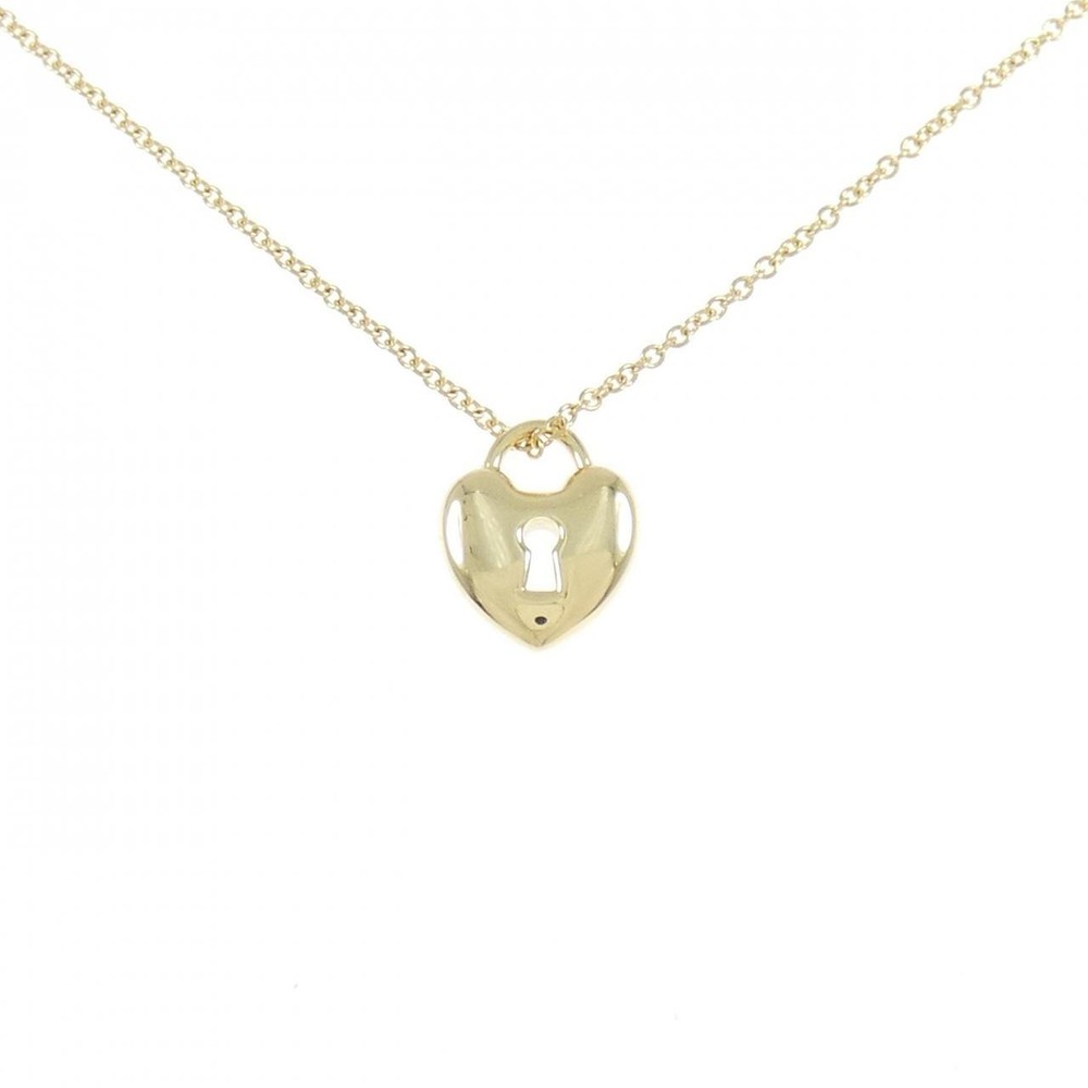 Authentic Tiffany Heart Lock mini Necklace  #260-006-256-5714