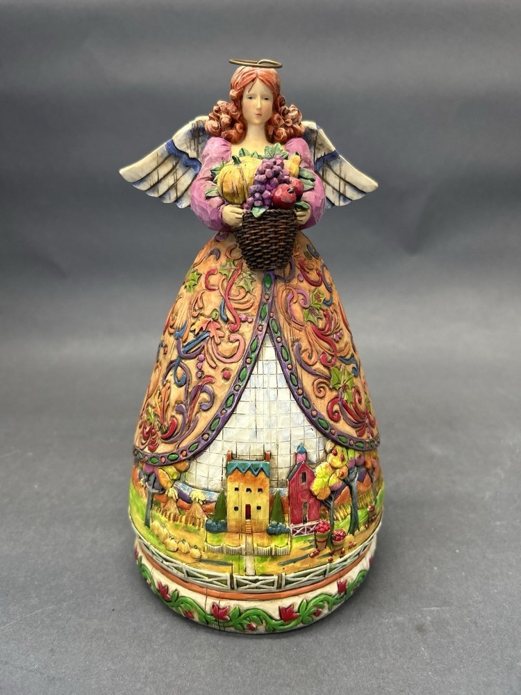 Jim Shore Heartwood Creek Bountiful Angel Autumn 2002 Collectible Figurine