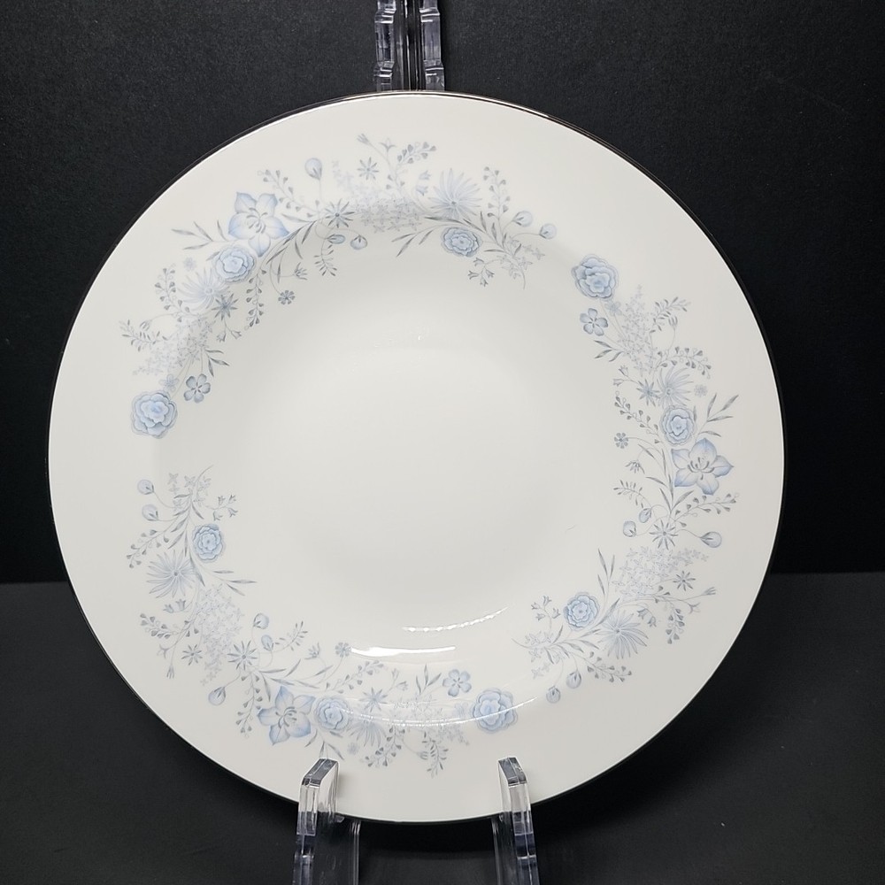 Wedgwood Belle Fleur 8” Rim Soup Bowls Set Of 4 - EUC - ER
