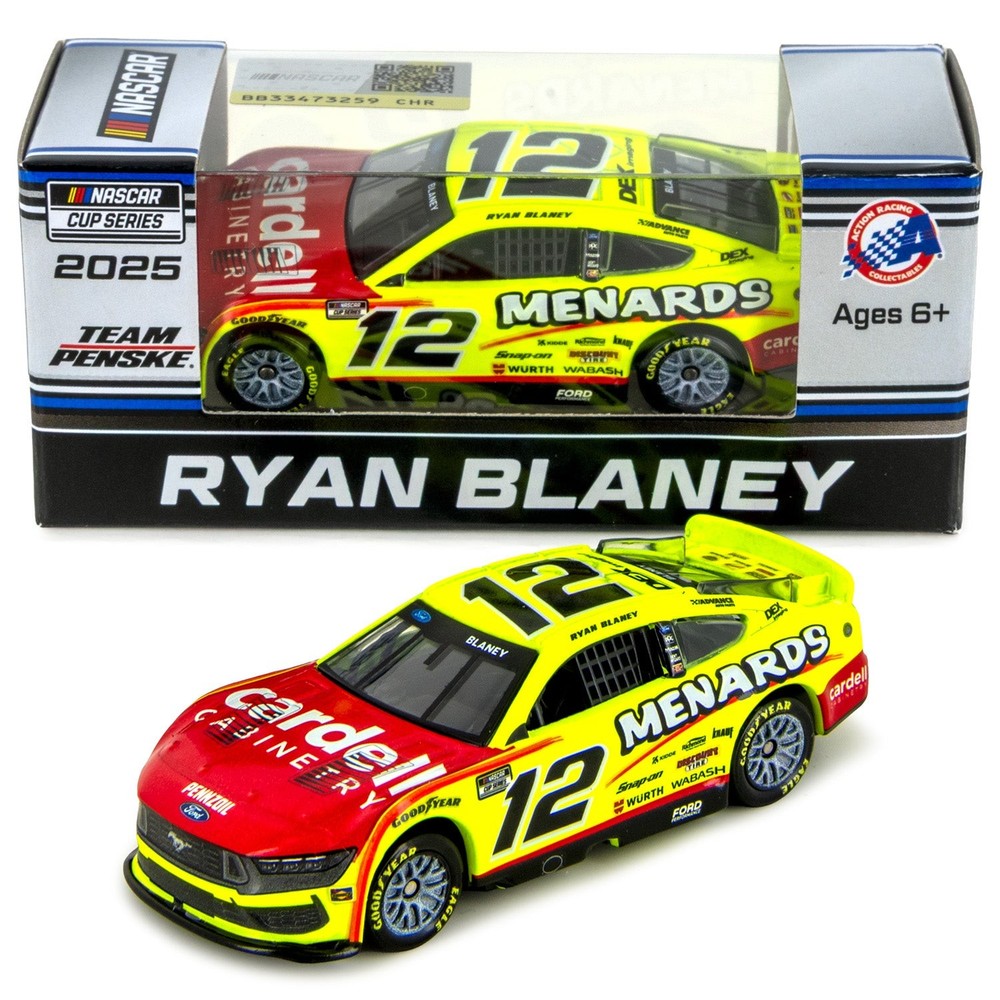 Ryan Blaney Menards 1:64 2025 Diecast Car - Flash Sale-image