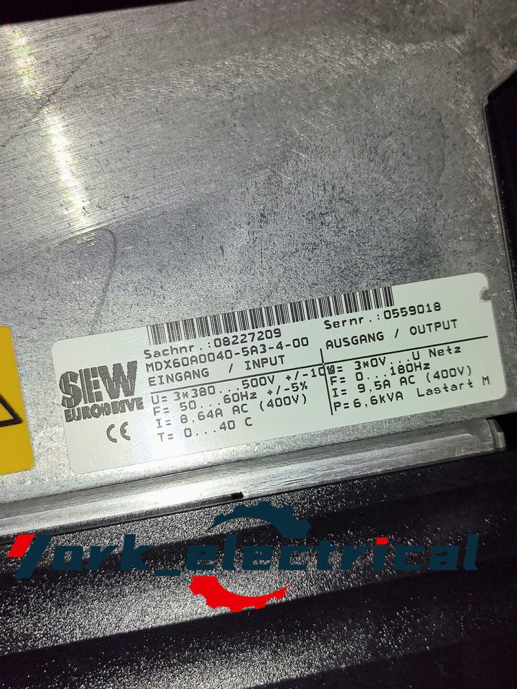 NEW SEW Eurodrive MDX60A0040-5A3-4-00 Servo drive  Expedited Shipping