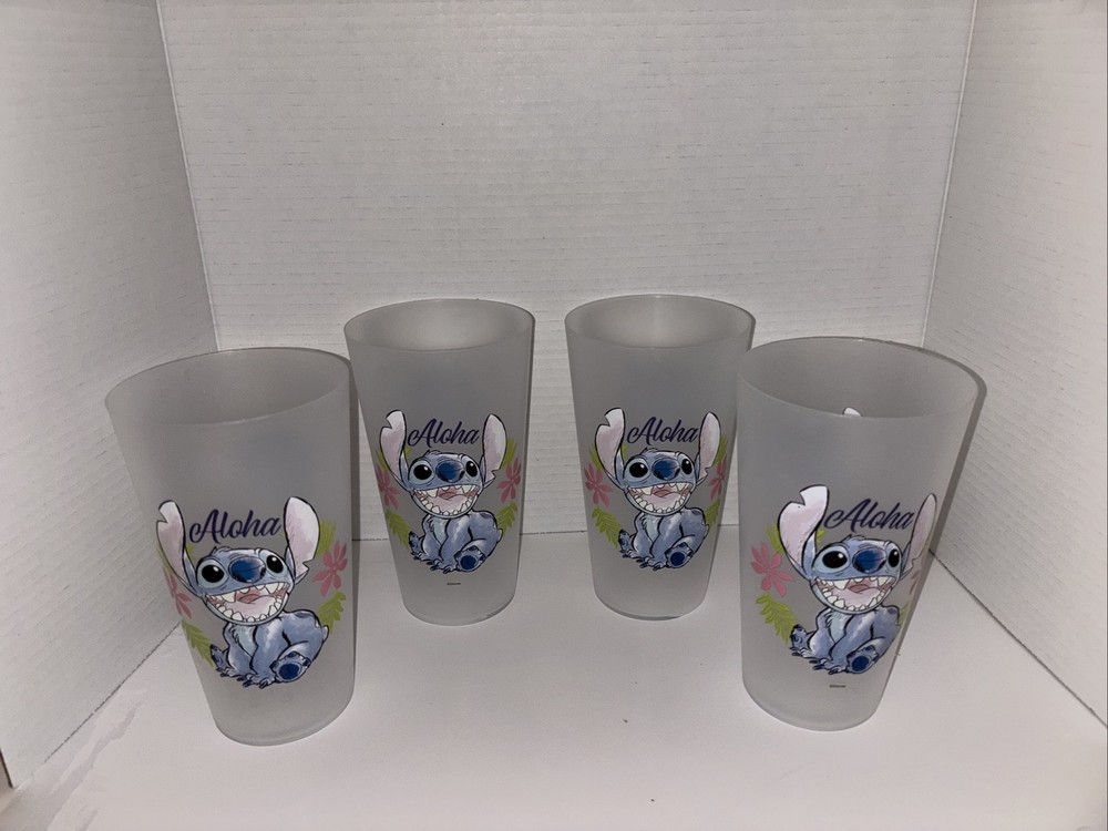 Stitch Aloha 32 Ounce Cup(s) - Set Of 4 - New