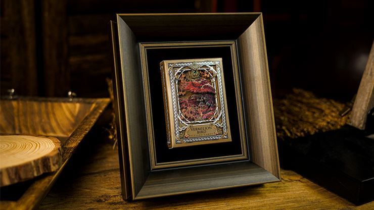 Vermilion Bird Luxury Frame by Ark Playing Cards, A Great Gift for Poker Players