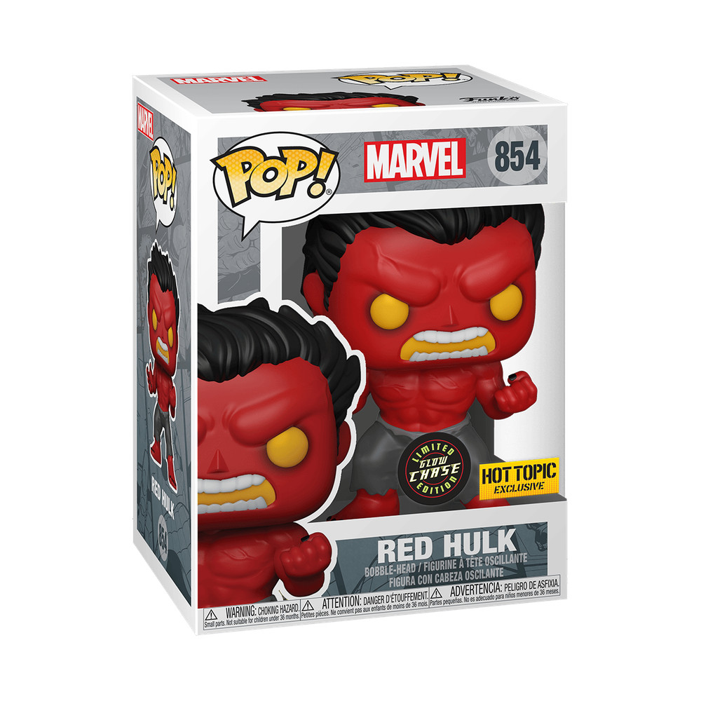 Funko Pop! Vinyl: Marvel - Red Hulk (Red) - Hot Topic (Exclusive) #854