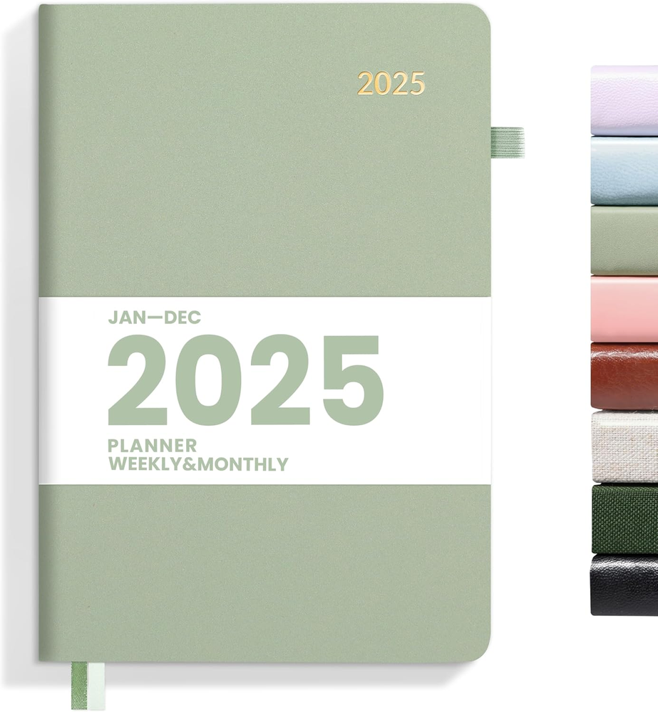 2025 Weekly & Monthly Hardcover Planner 5.5