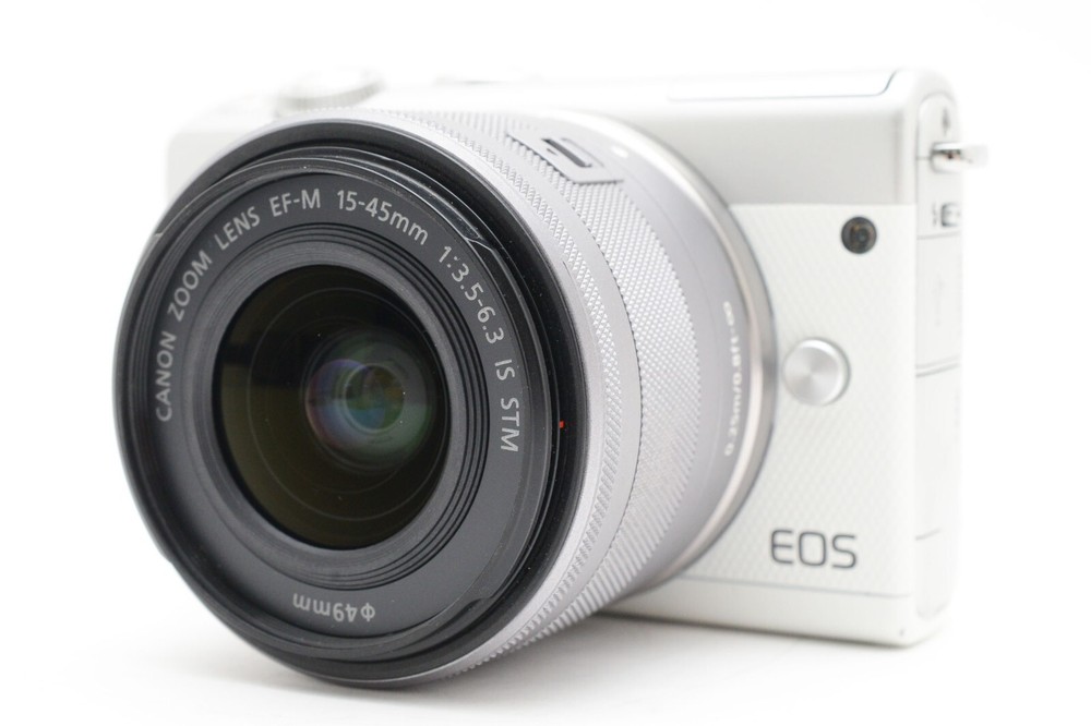 Canon Mirrorless SLR Camera EOS M100 EF-M15-45 IS STM Lens Kit (White)
