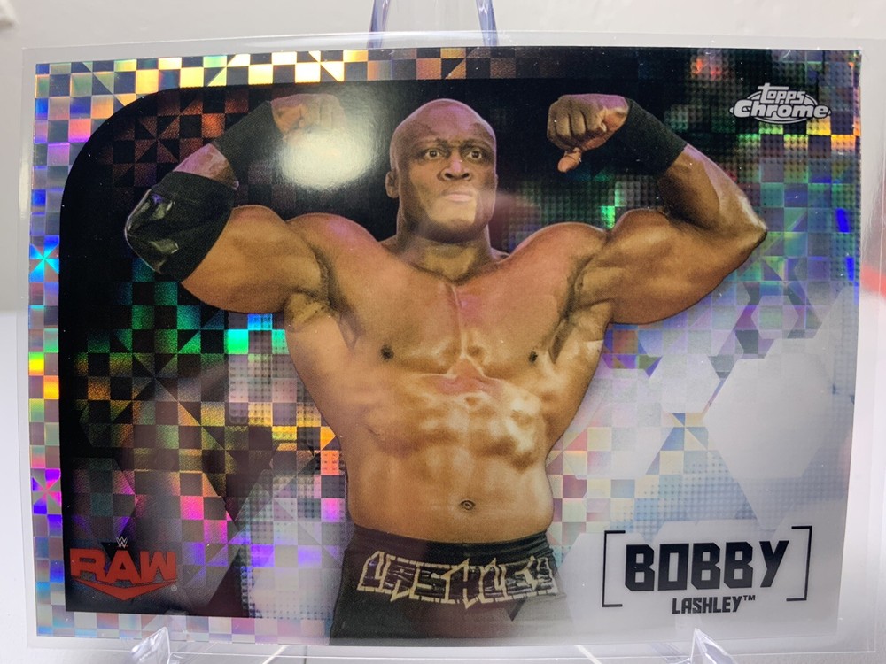 2020 Topps Chrome WWE Bobby Lashley RAW #13 XFractor Refractor Trading Card
