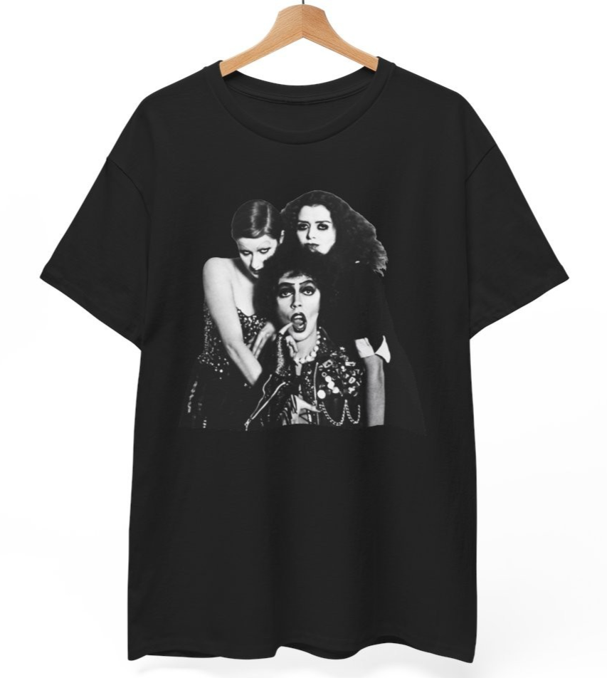 RHPS Rocky Horror Picture Show T-Shirt Dr. Frank N. Furter Lips Logo Unisex Tee
