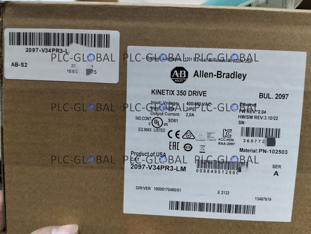 2097-V34PR3-LM Kinetix 350 Servo Driver New AB 2097-V34PR3-LM
