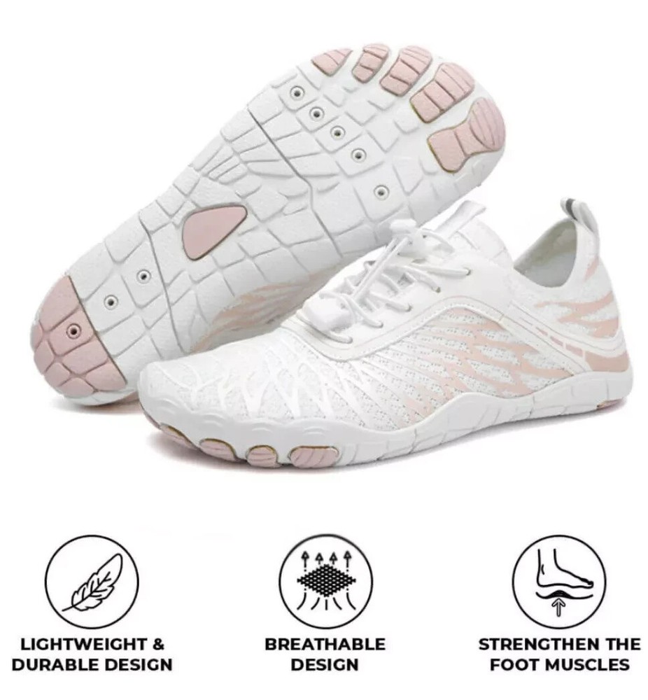 Peak Footwear Barefoot Shoes Non-slip Hiking Multi-Use US 11 Euro 44 White New