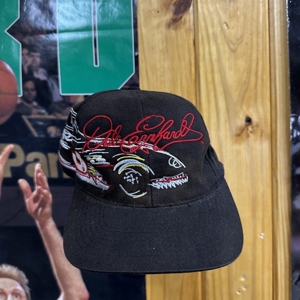 Vintage Dale Earnhardt Hat Cap Snap Back NASCAR Racing Mens Embroidered 90s