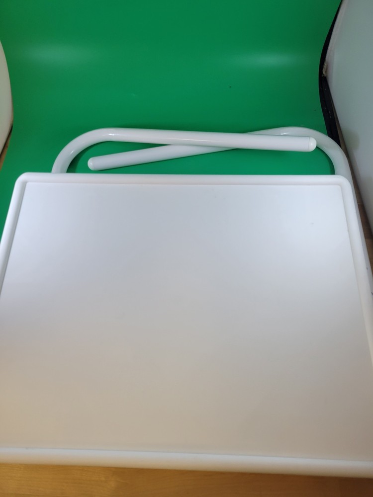 Adjustable Table Mate Ultra TV Tray Folding Snack Table Black 15x20 Inches