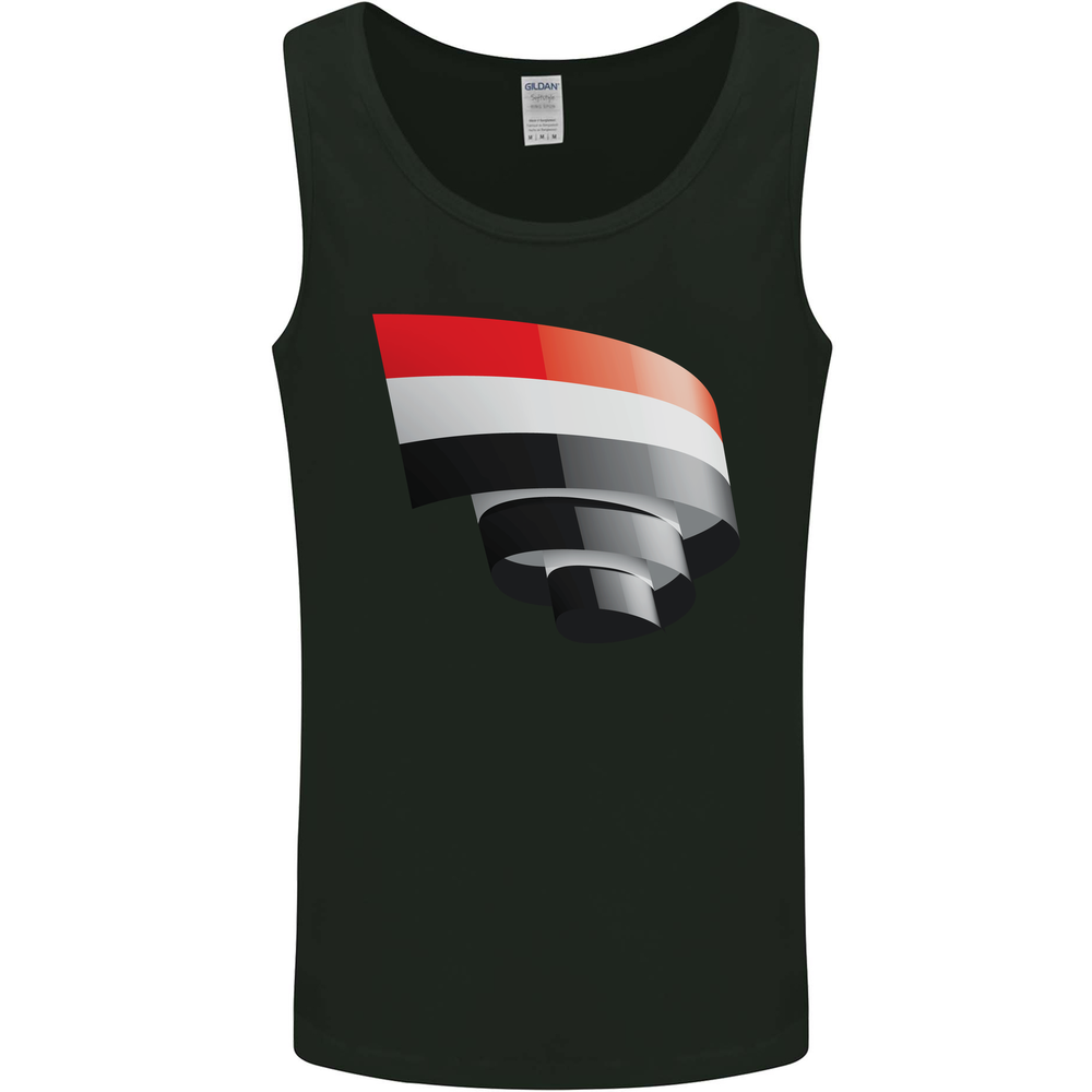Curled Yemen Flag Yemeni Day Football Mens Vest Tank Top